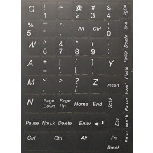 N8 Grau Tastaturaufkleber – großes Set - 12,5:10,5mm