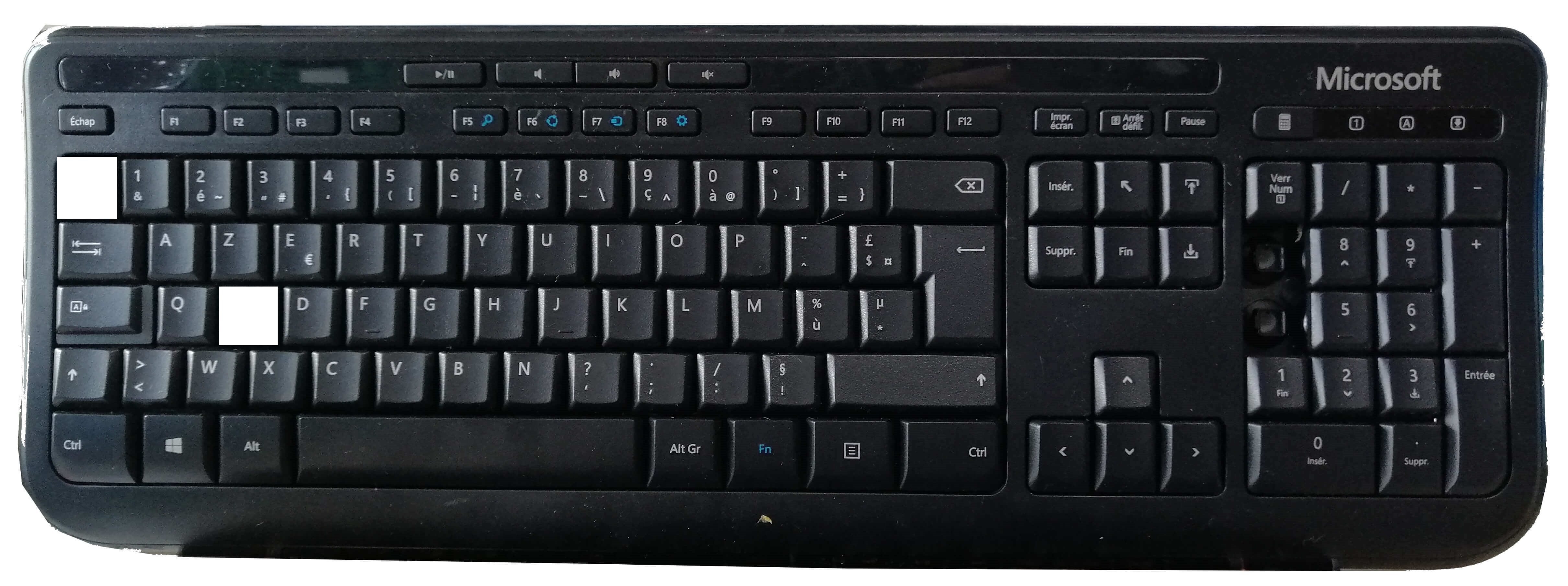 Microsoft Wired Keyboard 600 Ersatzscharnier, Laptop Single Keyboard