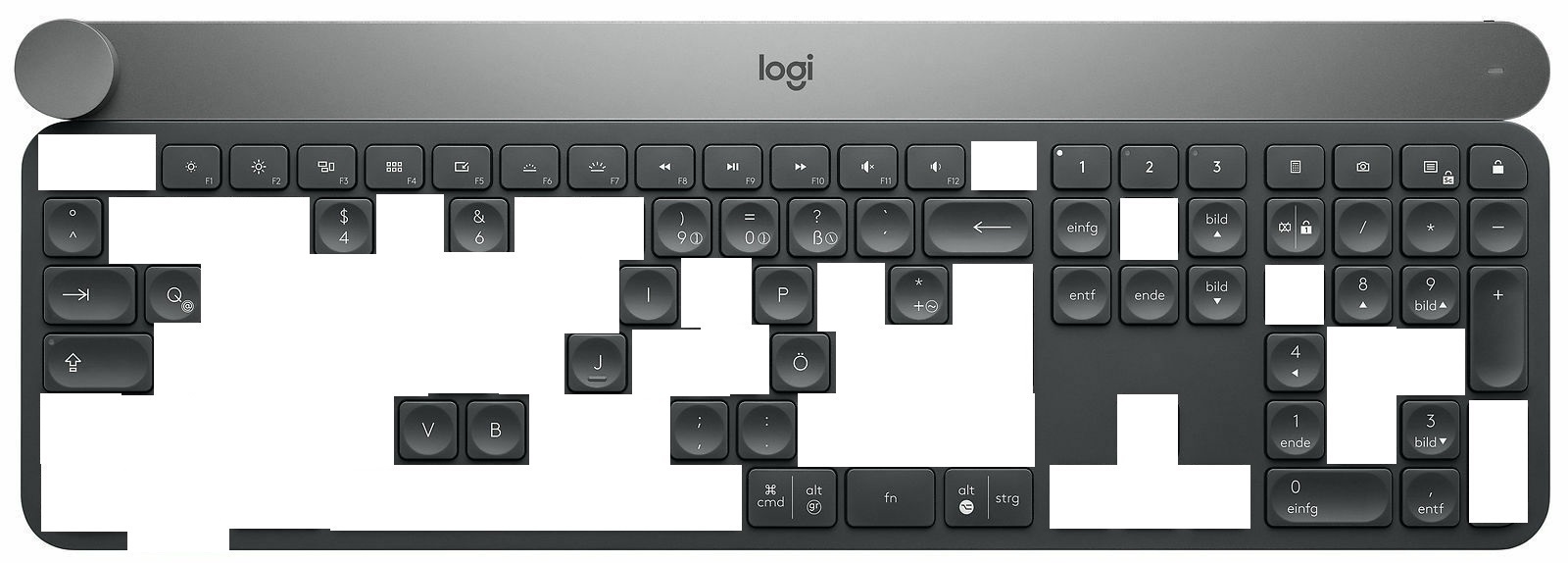 Logitech Logi Craft Ersatzscharnier, Laptop Single Keyboard Taste