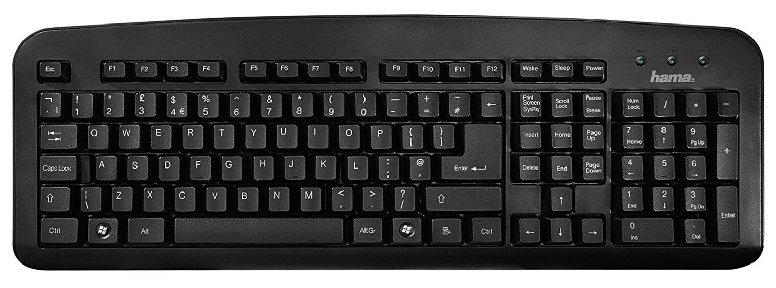 Hama Basic Keyboard K212 Laptop Tastatur - Taste, Laptop tasten kaufen