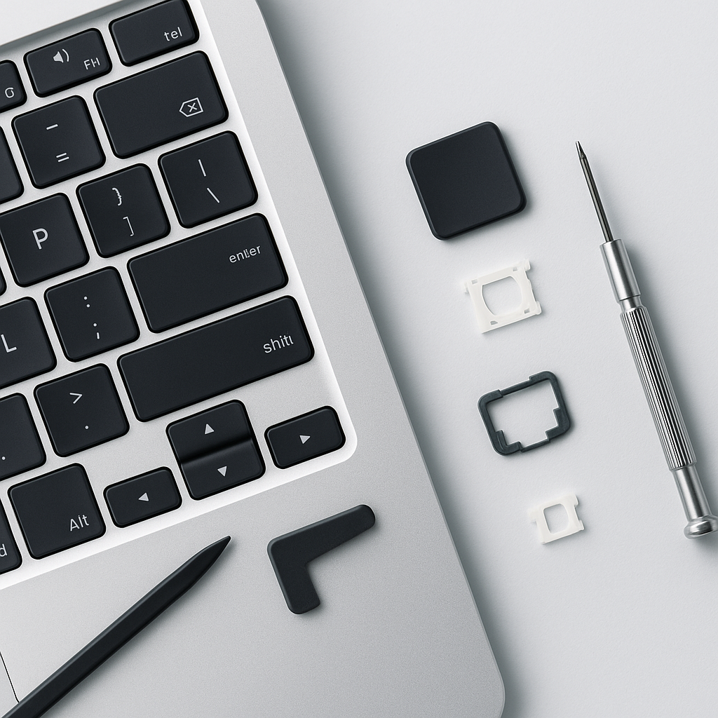 Schritt-für-Schritt-Anleitung zum Ersetzen einer Laptop-Tastaturtas